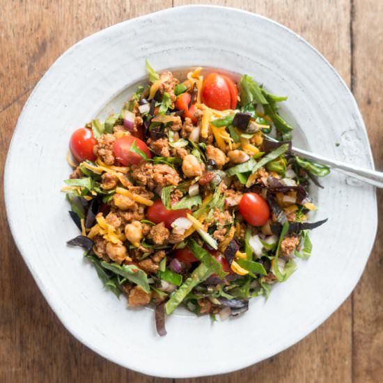 Taco Salad - Recipe photo by Devour Nutrition