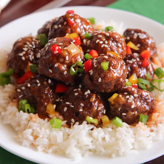 Sweet and Sour Meatballs - Recipe photo by cakefordinner