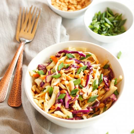 Asian Cabbage Salad - Recipe photo by busybakerblog