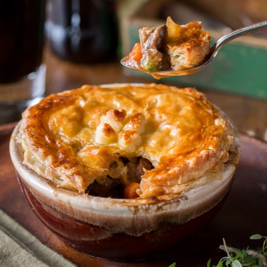 Beef and Stout Pies - Recipe photo by Savingroomfordessert