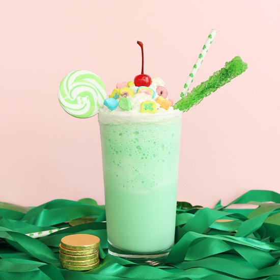 Homemade Shamrock Shake - Recipe photo by GlitterandBubbles