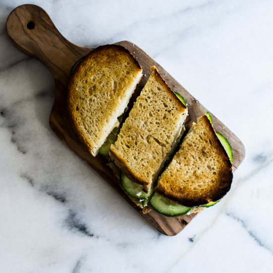 Cucumber Mascarpone Sandwich - Recipe photo by apleasantlittlekitchen
