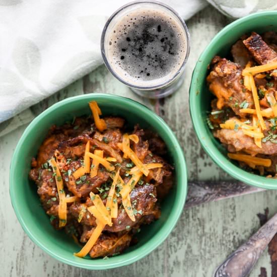 Savory Irish Bread Pudding - Recipe photo by the food blog