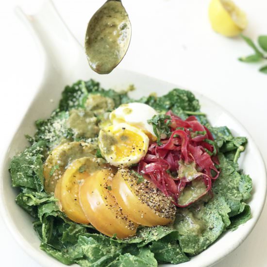 Snap Pea Green Goddess Dressing - Recipe photo by thetruespoon