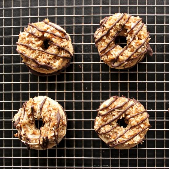 Vegan Samoas with Date Caramel - Recipe photo by kbaked
