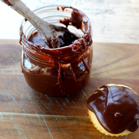 Semi-Sweet Chocolate Sauce - Recipe photo by tagandtibby
