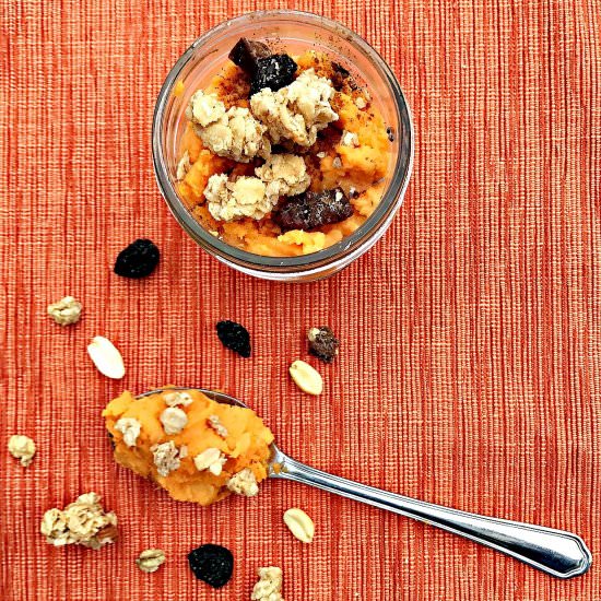 Sweet Potato Overnight Oats Parfait - Recipe photo by stay_snatched