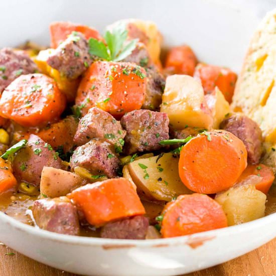 Slow Cooker Guinness Beef Stew - Recipe photo by Jessica Gavin