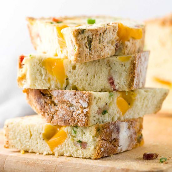 Cheddar and Bacon Irish Soda Bread - Recipe photo by Jessica Gavin