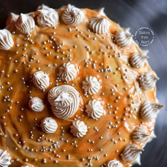 Eggless Caramel Cake - Recipe photo by ch_cooks