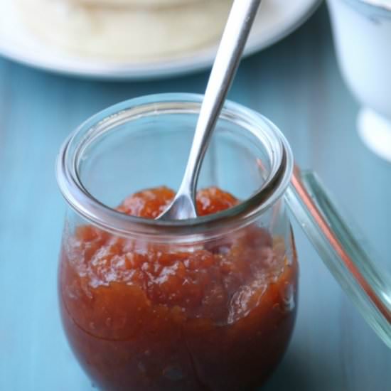 Loquat Cardamom Jam - Recipe photo by PooksPantry