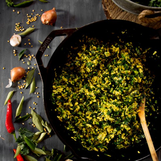 Kale Stir Fry - Recipe photo by FlavzCorner