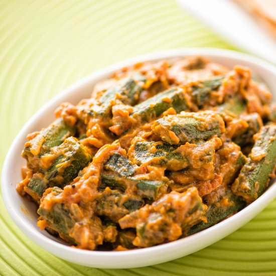 Ladies’ Finger Masala - Recipe photo by meemiskitchen