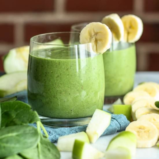 Easy Green Apple Smoothie - Recipe photo by MissAlliesKitchen