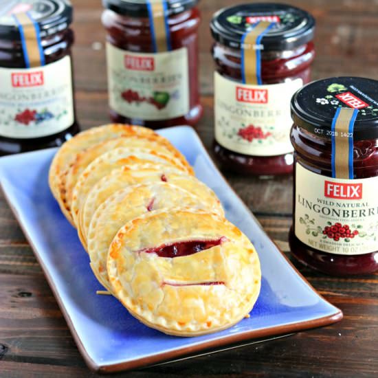 Lingonberries & Cream Hand Pies - Recipe photo by KyleeCooks