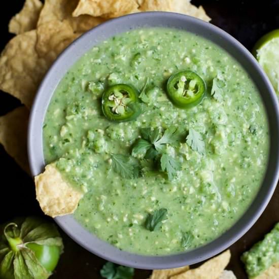 Avocado Salsa Verde - Recipe photo by joyfulhealthyeats