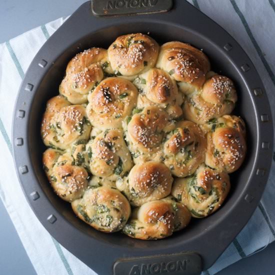 Scallion Milk Bread Rolls - Recipe photo by wifromscratch