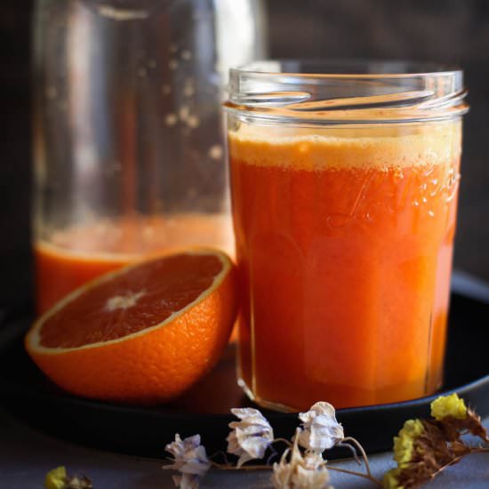 Orange Turmeric Juice - Recipe photo by feast_and_fable