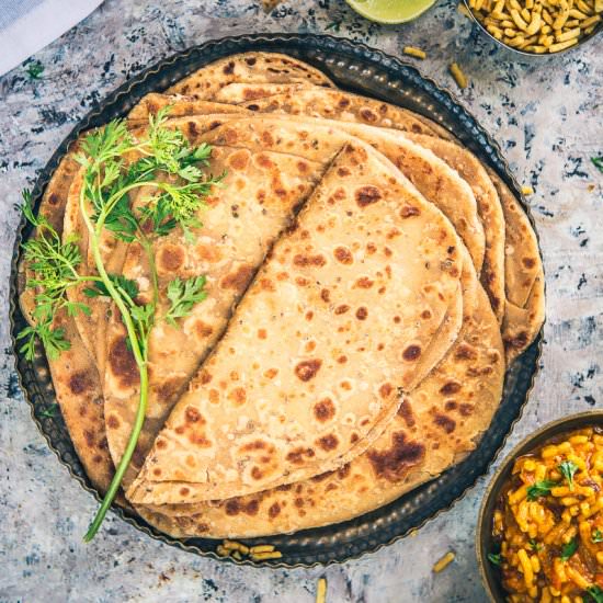 Ajwain or Carom Seed Paratha - Recipe photo by Whiskaffair