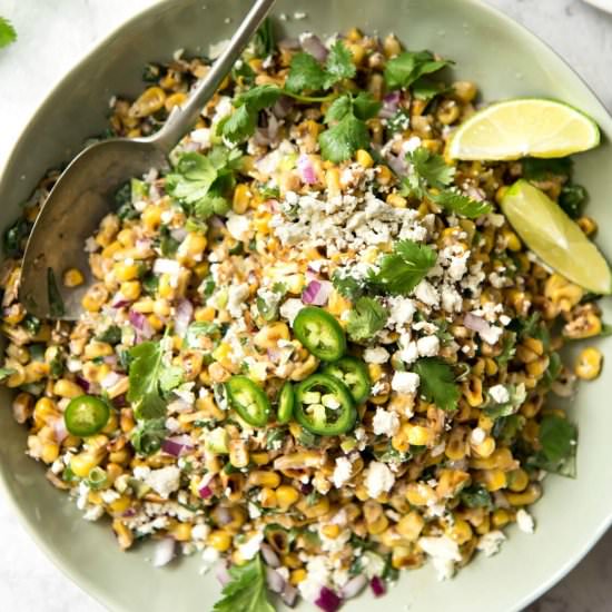 Mexican Corn Salad - Recipe photo by RecipeTin Eats