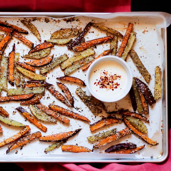 Za'atar Sweet Potato Fries - Recipe photo by mordenh