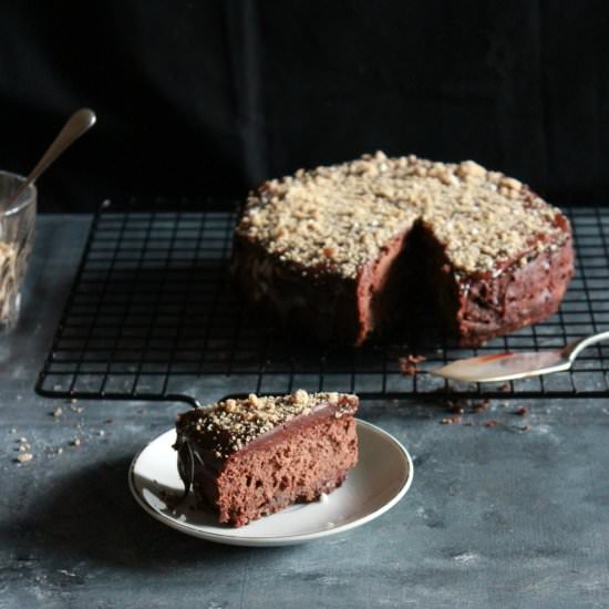Dark chocolate and ginger cheesecak - Recipe photo by The Candid Kitchen
