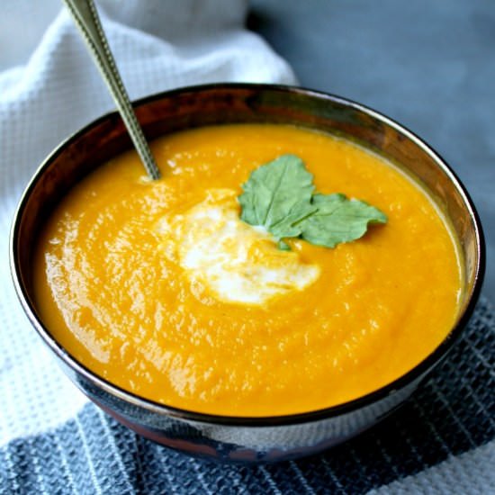 Carrot Turmeric Ginger Soup - Recipe photo by berry sweet life