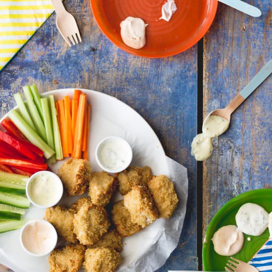 Quinoa Crusted Chicken Nuggets - Recipe photo by Healthy Little Foodies