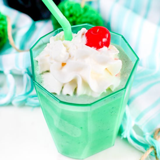 Spiked Shamrock Shake - Recipe photo by BriteandBubbly