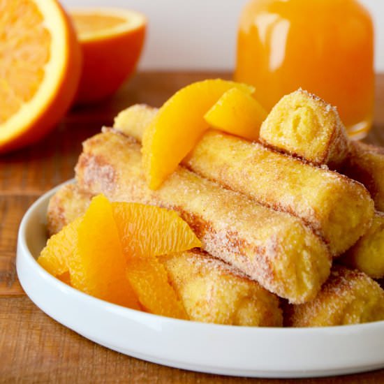 French Toast Roll-Ups - Recipe photo by justataste