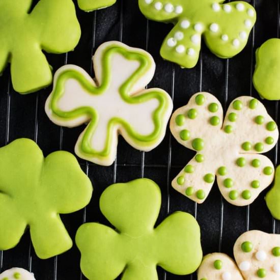 Shamrock Sugar Cookies - Recipe photo by The Endless Meal