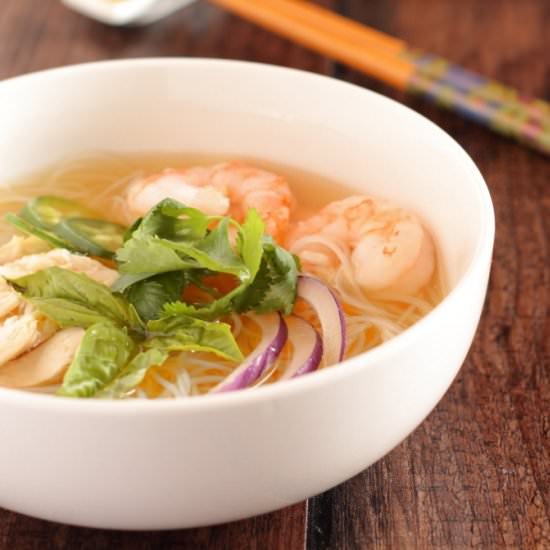 Chicken and Shrimp Pho - Recipe photo by Chef in the Burbs