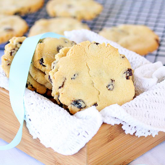 Buttery Sultana Cookies - Recipe photo by sugarsaltmagic