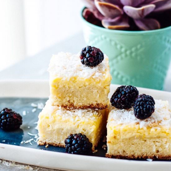 Lemon-ricotta bars with coconut - Recipe photo by natalie_tereshchenko