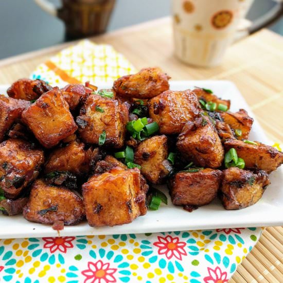 Idli Manchurian - Recipe photo by VegeCravings