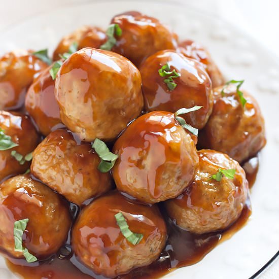 Baked Chicken Teriyaki Meatballs - Recipe photo by asassyspoon