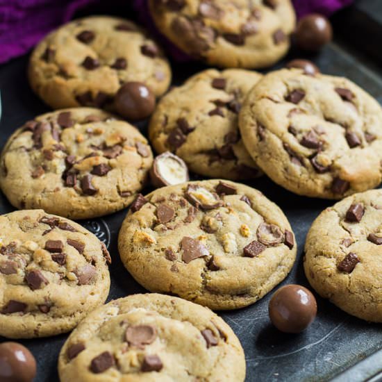 Malted Chocolate Chip Cookies - Recipe photo by marshasbakingaddiction