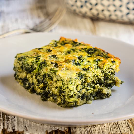 Smoky Spinach Rice Casserole - Recipe photo by viktoriastable