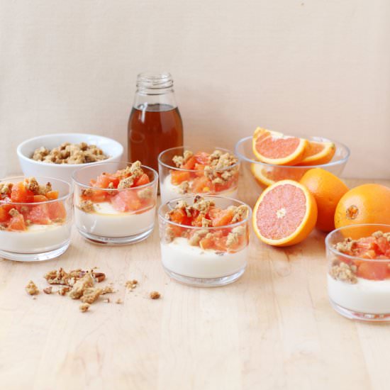 Maple Panna Cotta - Recipe photo by foodnouveau