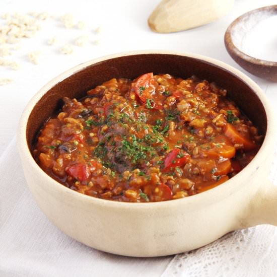 Vegan Soy Vegetable Stew - Recipe photo by adinutza