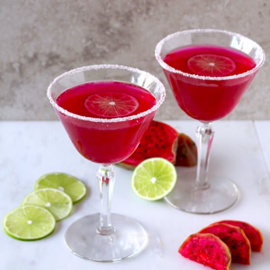 Prickly Pear Margarita - Recipe photo by Lemon blossoms
