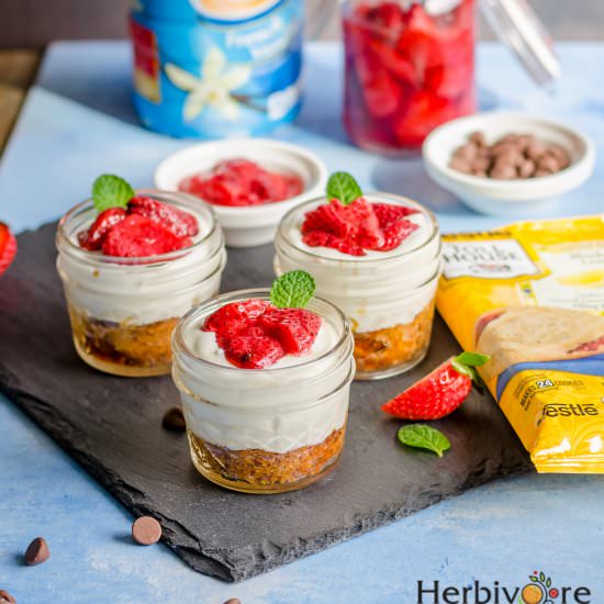 Easy Peasy Mousse & Cookie Jars - Recipe photo by Herbivore Cucina