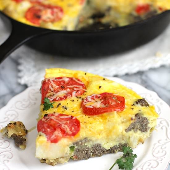 Sausage Potato Breakfast Frittata - Recipe photo by suebeehomemaker