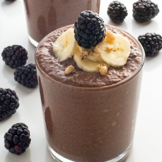 Vegan Chocolate Chia Pudding - Recipe photo by NamelyMarly