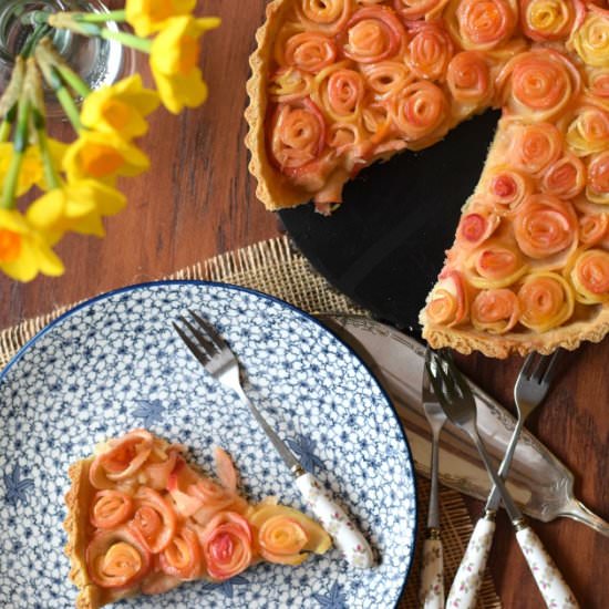 Apple Rose Tart - Recipe photo by OnlyCrumbsRemain