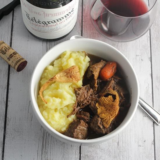 Chanterelle Beef Stew - Recipe photo by Cooking Chat