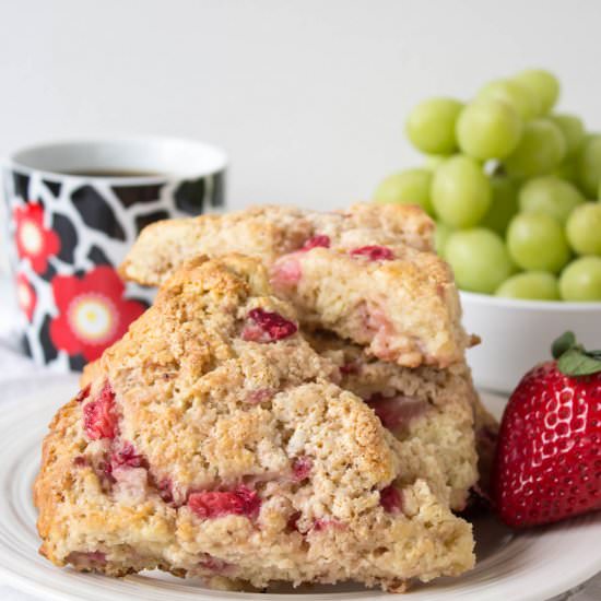 Strawberry Scones - Recipe photo by BeyondtheCoop