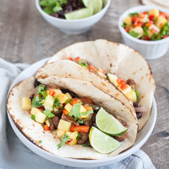 Slow Cooker Jerk Chicken Tacos - Recipe photo by BourbonAndHoney