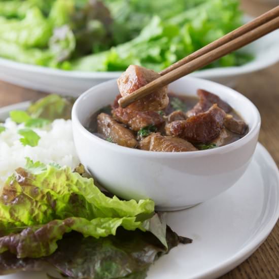 Vietnamese Coconut Braised Pork - Recipe photo by Ethnic Spoon