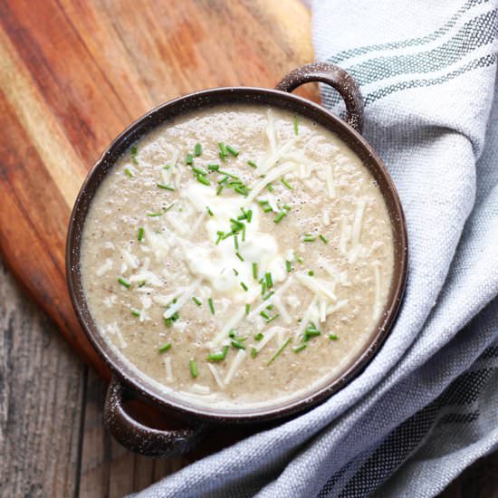 French Mushroom Soup - Recipe photo by Fusion Craftiness